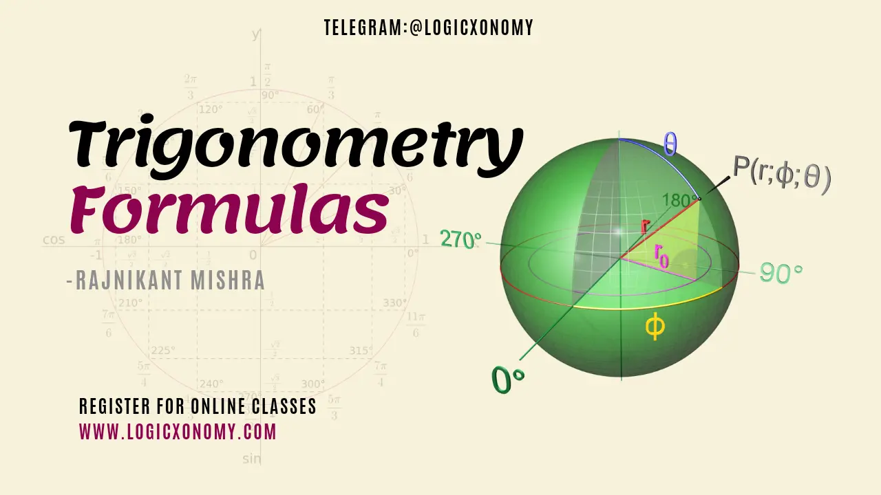 Trigonometry Formulas with Proof